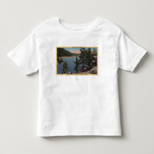 View of the Lake through the Pines Toddler T-Shirt