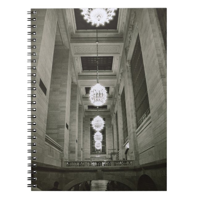 View of the lamps (b/w photo) notebook (Front)