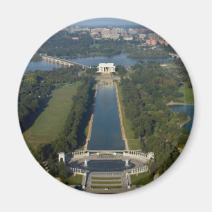 View of the Lincoln Memorial Magnet