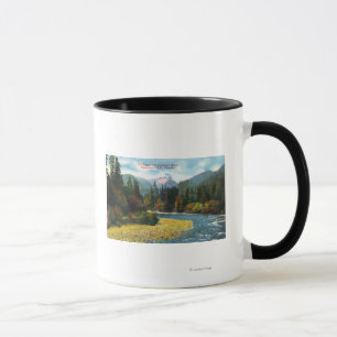 View of the Lions and Capilano River Mug