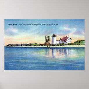 View of the Long Point Lighthouse Poster