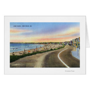 View of the Long Sands at York Beach