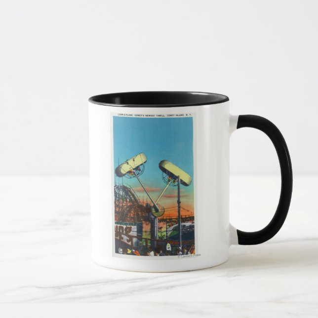 View of the Loop-o-Plane Ride # 1 Mug (Right)