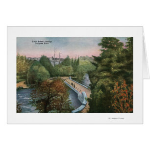 View of the Luna Island Bridge