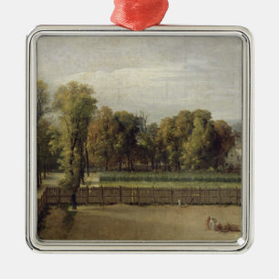 View of the Luxembourg Gardens in Paris, 1794 Metal Tree Decoration