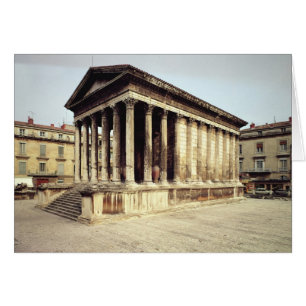 View of the Maison Carree, c.19 BC