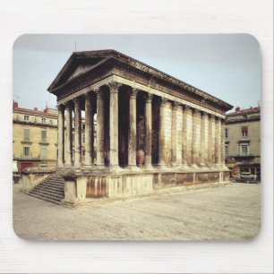 View of the Maison Carree, c.19 BC Mouse Pad