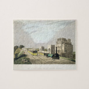 View of the Manchester and Liverpool Railway, take Jigsaw Puzzle