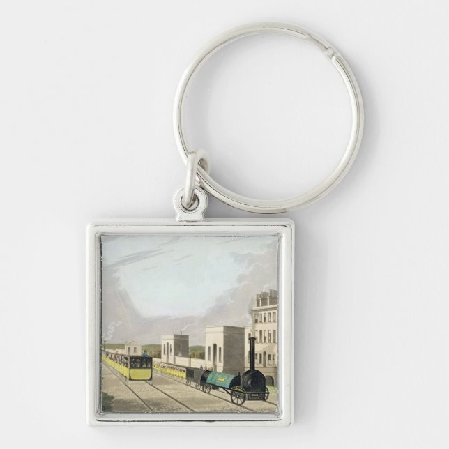 View of the Manchester and Liverpool Railway, take Key Ring (Front)