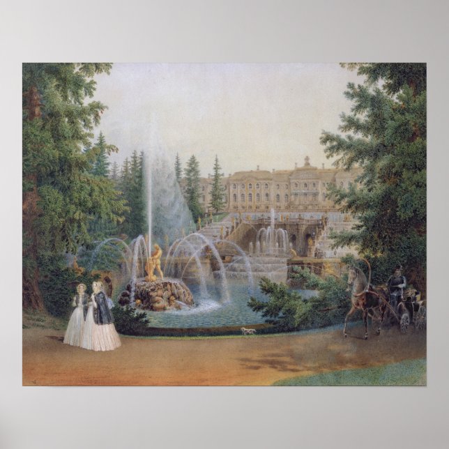 View of the Marly Cascade Poster (Front)