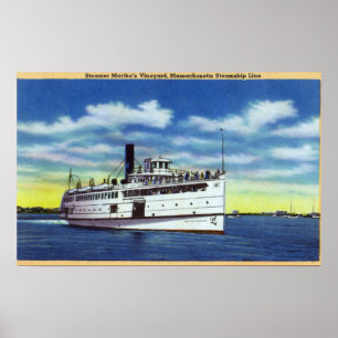 View of the Martha's Vineyard Steamer Poster