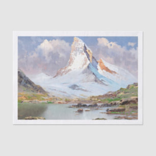 View of the Matterhorn, Decoupage Tissue Paper