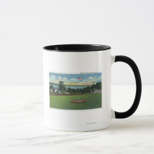 View of the Mayville Village Park and Flagpole Mug
