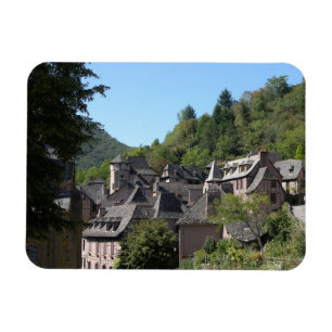 View of the mediaeval village (photo) magnet