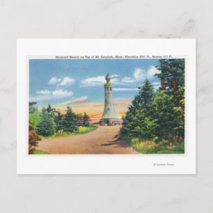 View of the Memorial Beacon Postcard