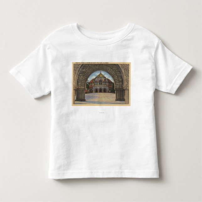View of the Memorial Church, Stanford U. Toddler T-Shirt (Front)