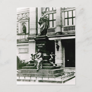 View of the Mendelssohn statue Postcard