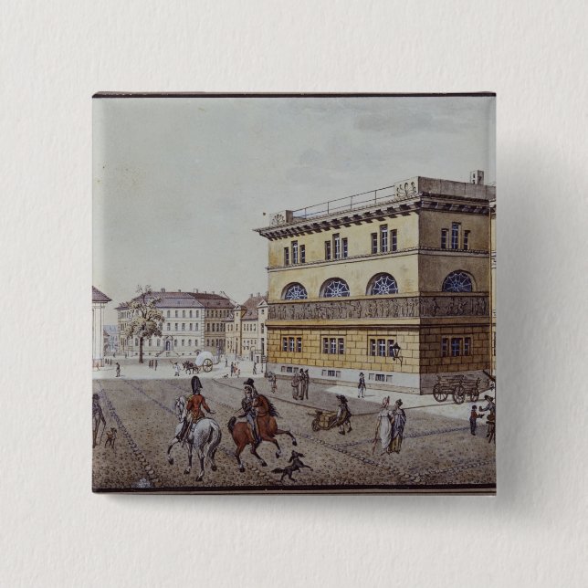 View of the mint, Berlin 15 Cm Square Badge (Front)