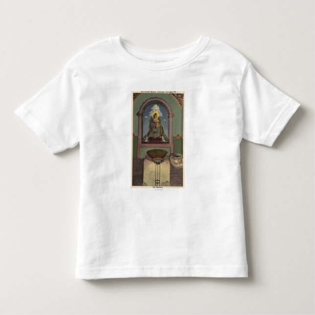 View of the Mission & Baptistry Toddler T-Shirt (Front)