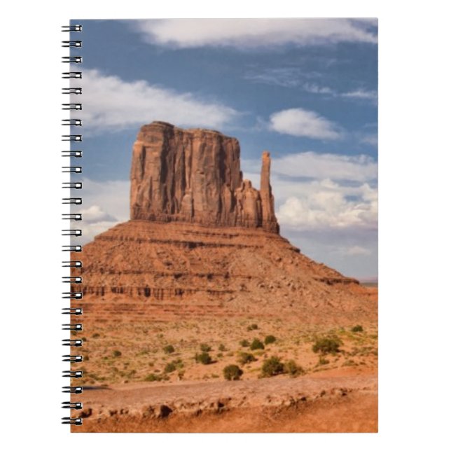 View of the Mittens, Monument Valley Notebook (Front)