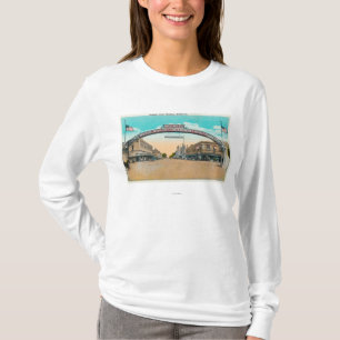 View of the Modesto Welcoming ArchModesto, CA T-Shirt