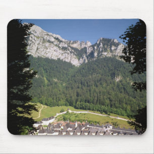 View of the monastery complex mouse pad