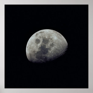 View of the Moon from Apollo 10 Poster