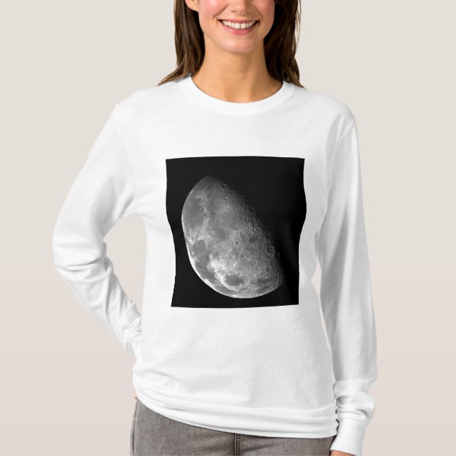 View of the Moon's north pole T-Shirt (Front)