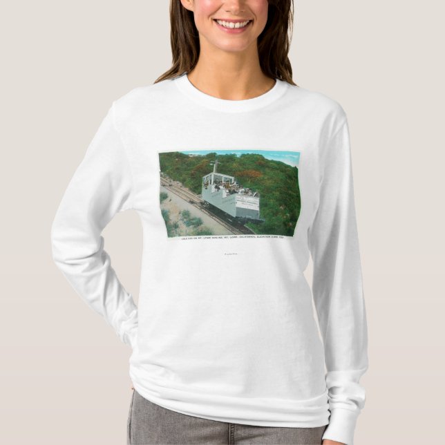 View of the Mt. Lowe Incline Cable Car T-Shirt (Front)