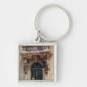View of the museum entrance key ring