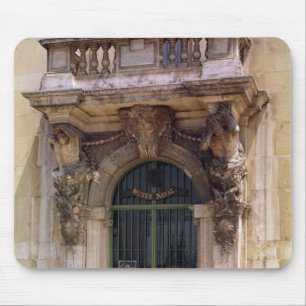 View of the museum entrance mouse pad
