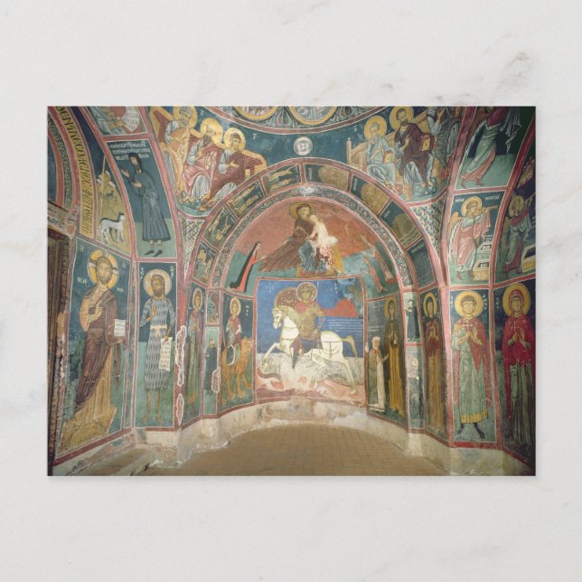 View of the narthex, 1332-3 postcard (Front)