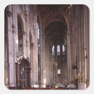 View of the nave, 1578-1637 square sticker