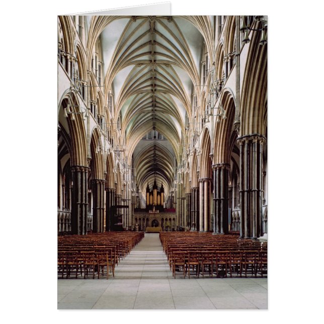 View of the nave, built 1215-55 (Front)