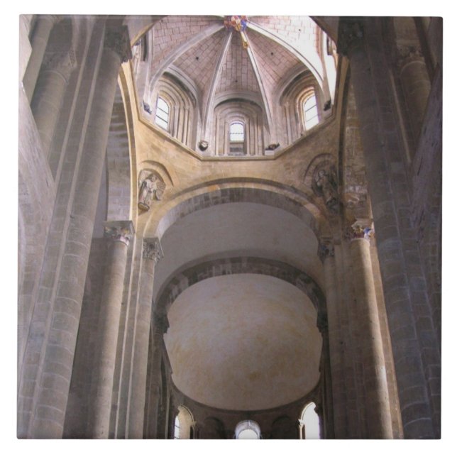 View of the nave, c.1050 (photo) tile (Front)