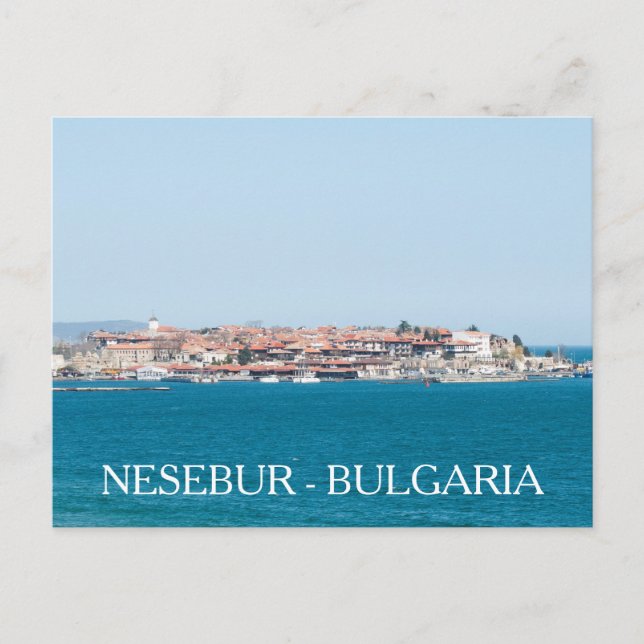View of the Nesebur City, Bulgaria Postcard (Front)