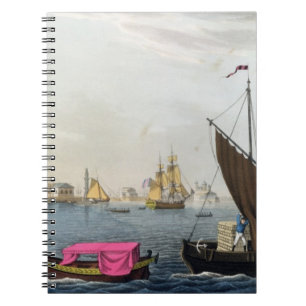 View of the Neva, the Harbour and the Exchange at Notebook