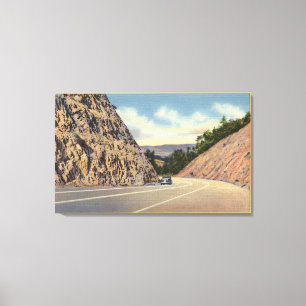 View of the New Highway to Santa Cruz Canvas Print