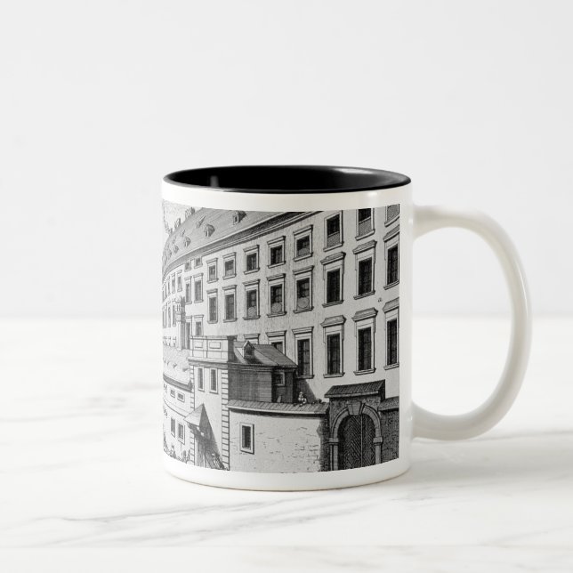 View of the new Observatory in the Jesuit Two-Tone Coffee Mug (Right)