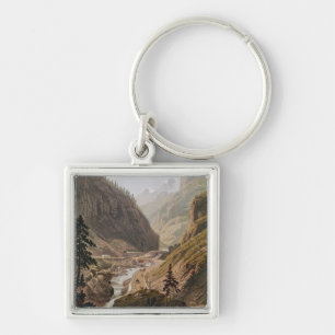 View of the New Simplon Pass, 1811 Key Ring