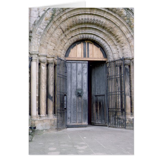 View of the North Door of Durham Cathedral (Front)
