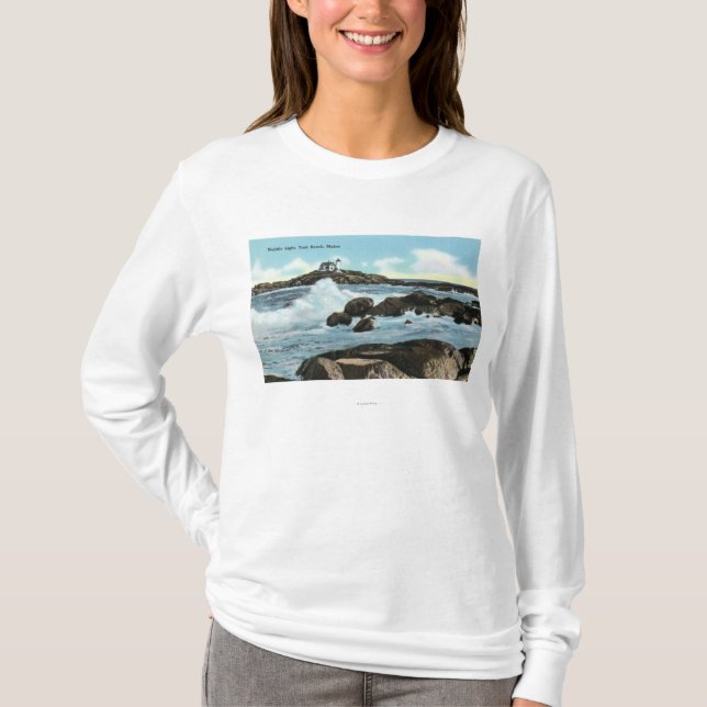 View of the Nubble Lighthouse T-Shirt (Front)