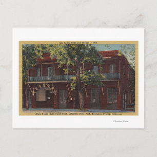 View of the Old Fallon Hotel & Theatre (1860) Postcard