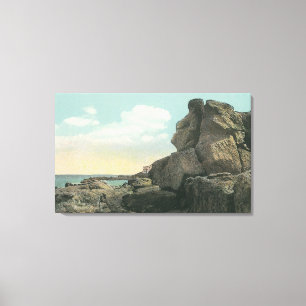 View of the Old Man of the Sea Rock Formation Canvas Print