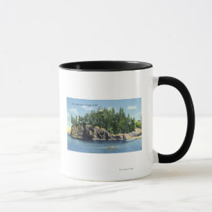 View of the Owl's Head Lighthouse 2 Mug