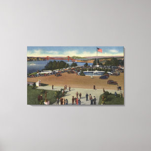 View of the Palace of the Legion of Honour Canvas Print
