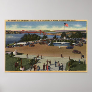 View of the Palace of the Legion of Honour Poster