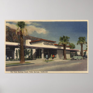 View of the Palm Springs Hotel Poster