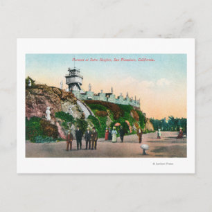 View of the Parapet at Sutro Heights # 2 Postcard