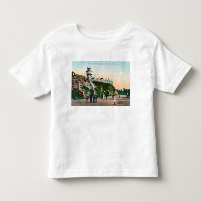 View of the Parapet at Sutro Heights # 2 Toddler T-Shirt (Front)